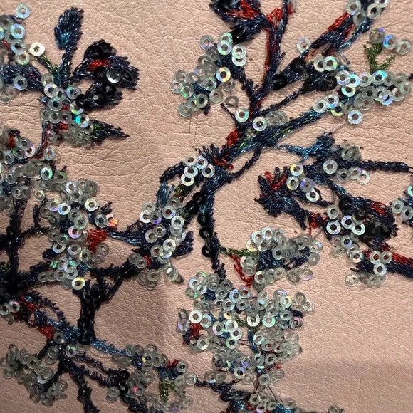 Christian Dior Lady Dior Pink Embroidered Sequin Floral Limited Edition Bag - Picture 11 of 17